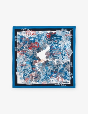 ZADIG&VOLTAIRE: Blondie Jungle 85 Silk Scarf