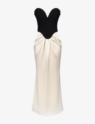 formal lace dress Lavender Sweetheart Sheath Lace Ruffled Formal Prom Dresses With Slit main image 1