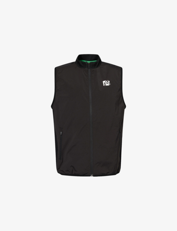 Brand-Print Padded Shell Gilet