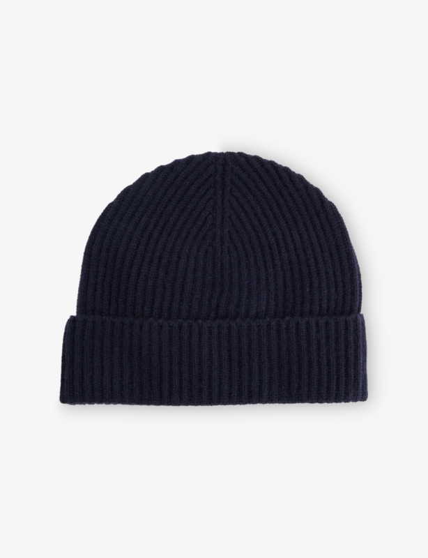 Ribbed Cashmere Beanie