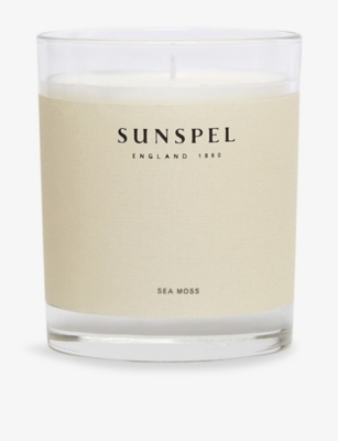 Sunspel Womens  Sea Moss Scented Candle 185g In Neutral