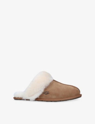 Ugg Womens Brown Scuffette Ii Suede Slippers Eur 37 / 4 Uk