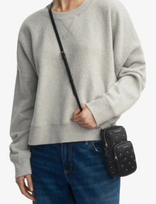 ANYA HINDMARCH: Studs Essentials Satin Cross-Body Bag