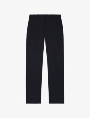 Womens The Kooples Straight-Leg Tailored Woven Trousers