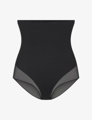 Womens Skims Power Mesh Shapewear Core Sculpt High-Waist Briefs