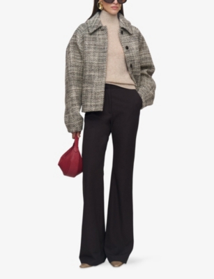 JOSEPH: Tafira Gabardine Stretch-Woven Trousers