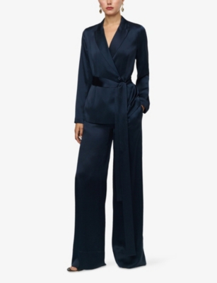 JOSEPH: Archer Silk-Satin Jacket