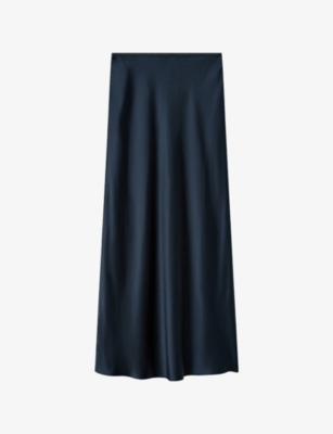 JOSEPH: Isaak Silk-Satin Maxi Skirt