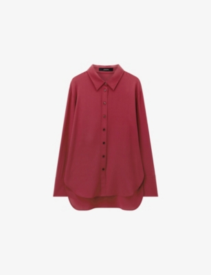 Womens Joseph Joe Long-Sleeved Silk Blouse