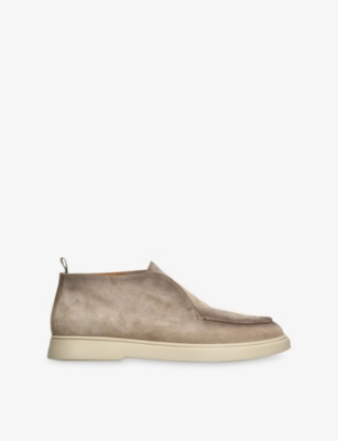 Mens Officine Creative Bones Suede Desert Boots