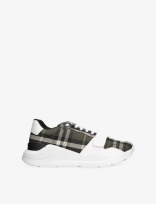 BURBERRY: Check Woven Trainers