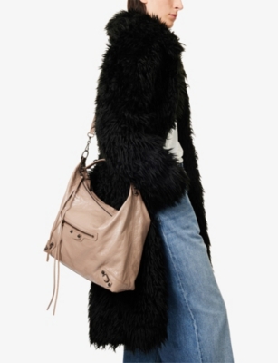 BALENCIAGA: Le City Medium Leather Hobo Bag
