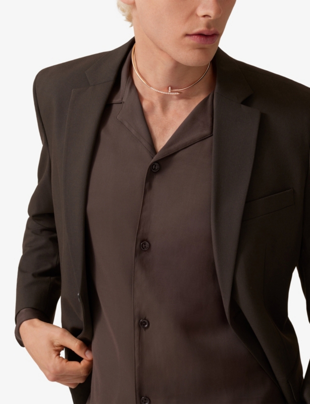 Juste Un Clou 18ct Rose-Gold And 0.74ct Diamond Necklace