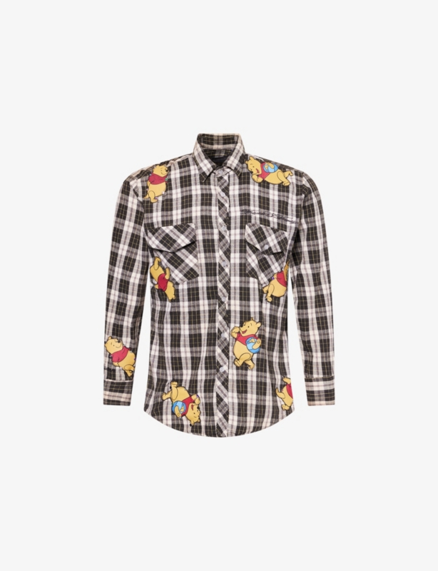 Winnie The Pooh Checked Flannel Shirt