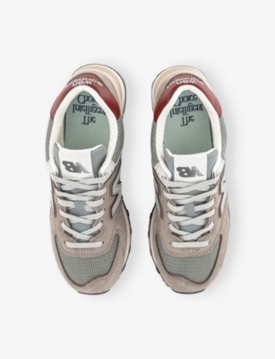 New Balance Womens  574 Suede And Mesh Trainers In Multi