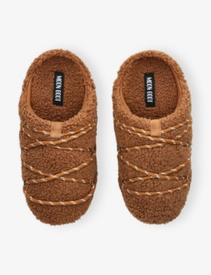 Moon Boot Teddy Slipper Bedroom Linen And Nightwear Brown