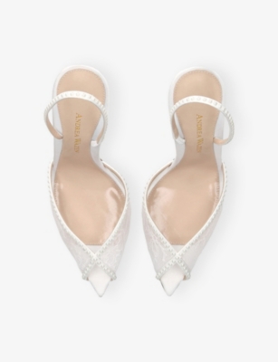 ANDREA WAZEN: Katy 105 Lace and Satin Courts