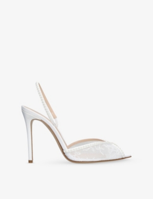 ANDREA WAZEN: Katy 105 Lace and Satin Courts