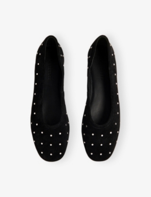 WHISTLES: Karina Suede Ballet Flats