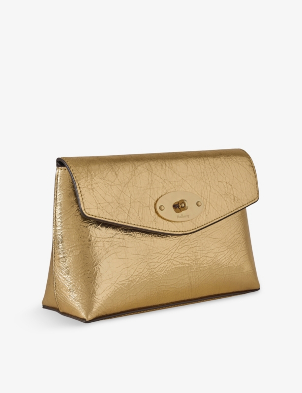 Darley Metallic Leather Cosmetic Pouch