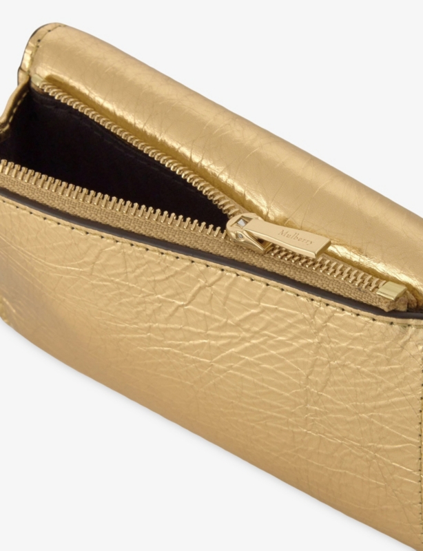 Darley Folded Multi-Card Metallic-Leather Wallet