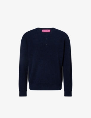 THE ELDER STATESMAN: Waffle-Knit Thermal Cashmere Jumper