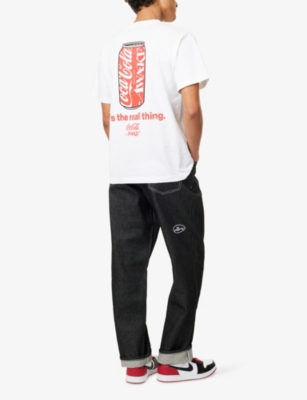 AWAKE NY: Awake NY x Coca Cola Real Thing Crewneck Cotton-Jersey T-Shirt