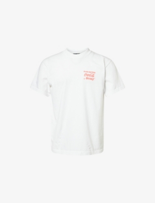 AWAKE NY: Awake NY x Coca Cola Real Thing Crewneck Cotton-Jersey T-Shirt