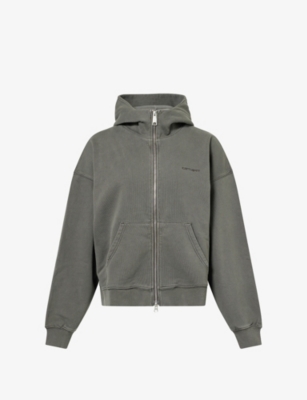 CARHARTT WIP: Benton Zip-Up Cotton Hoody