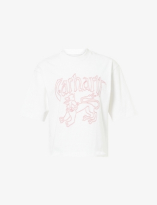 CARHARTT WIP: Stitched-Logo Cotton T-Shirt