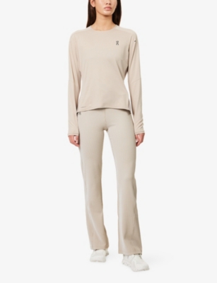 ON: All-Day Ribbed Stretch-Woven Trousers