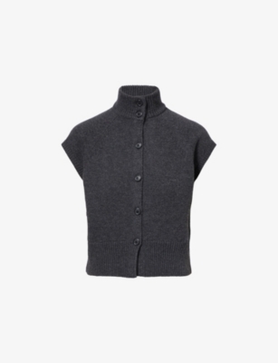 ME AND EM: High-Neck Merino-Wool And Cashmere Vest