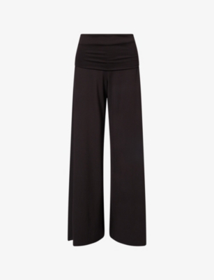 ME AND EM: Palazzo Wide-Leg Stretch-Woven Trousers