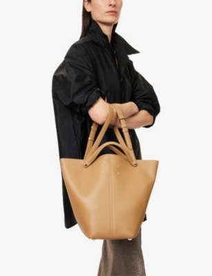 MAISON MARGIELA: Dress-Age Medium Leather Tote Bag