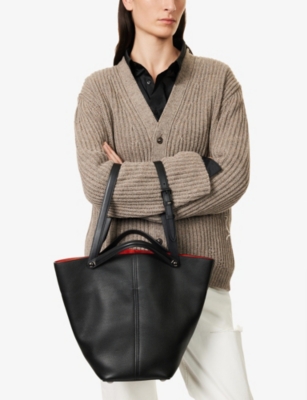 MAISON MARGIELA: Dress-Age Medium Leather Tote Bag