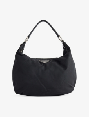 RESELFRIDGES - Pre-Loved Prada Tessuto Nylon Hobo Bag | Selfridges.com