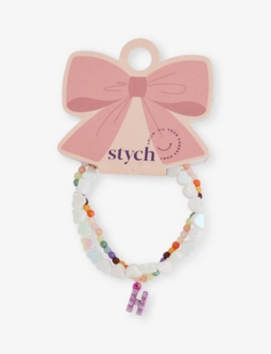 STYCH ACCESSORIES: Personalised Initial Beaded Bracelet Set