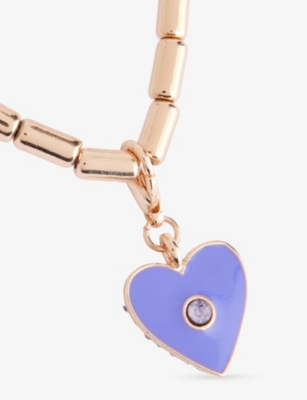 STYCH ACCESSORIES: February Birthstone And Month Zinc Charm Necklace