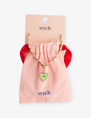 STYCH ACCESSORIES: April Birthstone And Month Charm Necklace