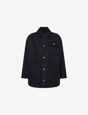 Mens Ami Paris Ami Worker Woven Jacket