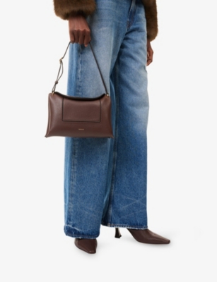 WANDLER: Penelope Slouch Leather Shoulder Bag