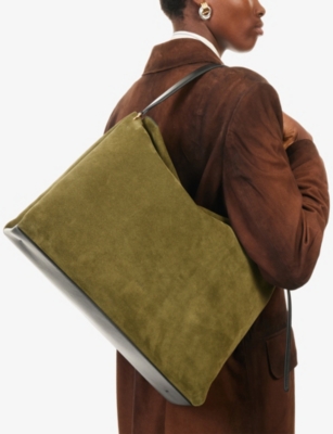 WANDLER: Penelope Suede Tote Bag