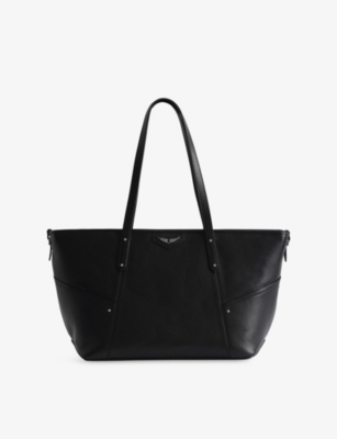 ZADIG&VOLTAIRE: Branded Leather Tote Bag