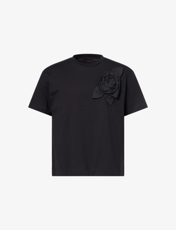 SIMONE ROCHA - Pressed Rosette Cotton Shirt | Selfridges.com