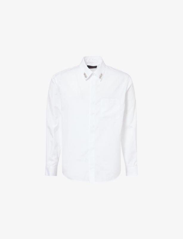 SIMONE ROCHA - Pressed Rosette Cotton Shirt | Selfridges.com