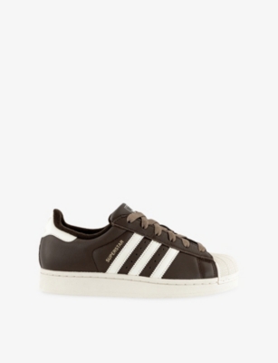 ADIDAS: Superstar II Leather Trainers