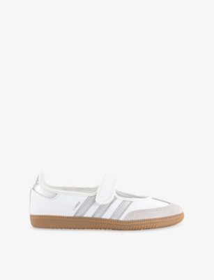 ADIDAS: Samba Leather Mary Jane Shoes