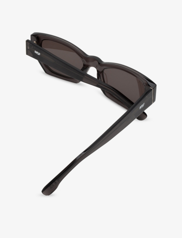Amata Estate Liquirizia Rectangular-Frame Acetate Sunglasses