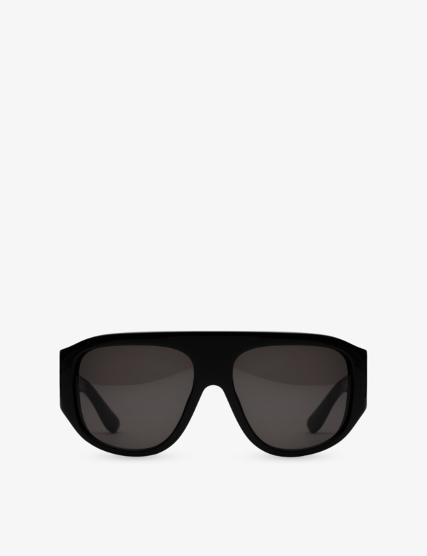 Biscotto Aviator-Frame Acetate Sunglasses