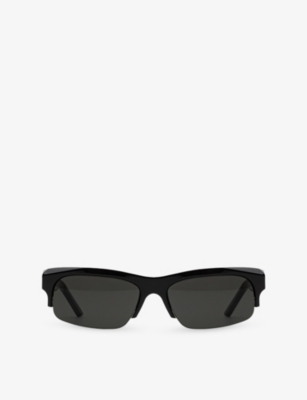 RETRO SUPER FUTURE: Scatto Rectangular-Frame Acetate Sunglasses